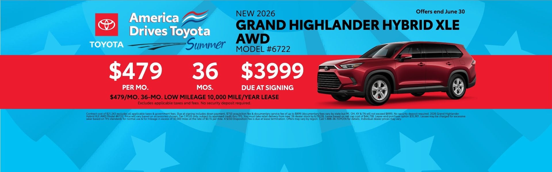 Toyota, Grand Highlander Hybrid, Lease